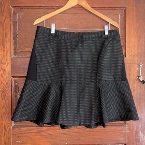 Checkered mini skirt